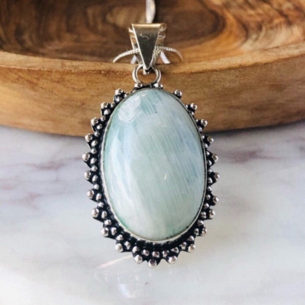 Moonstone Silver Necklace